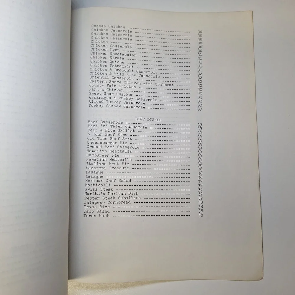 N/A vintage cookbook